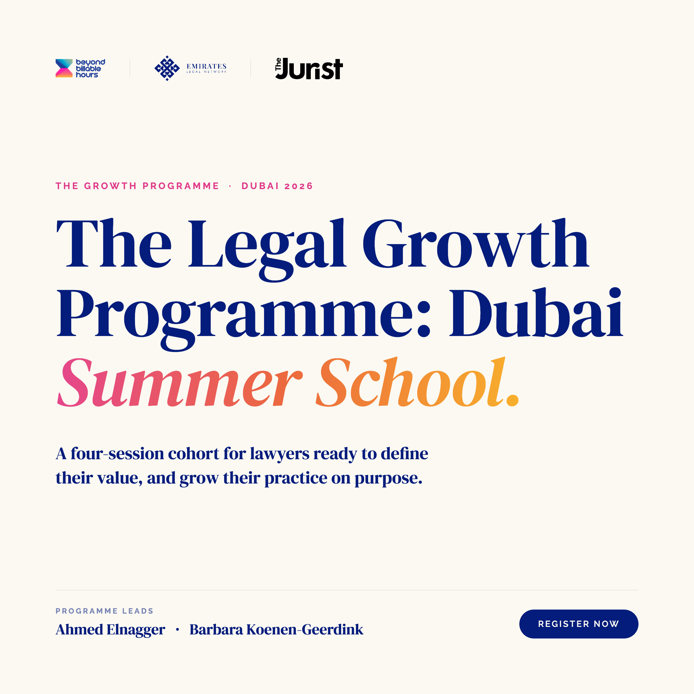 Event image for: BBH launches The Legal Growth Programme: Dubai Summer School